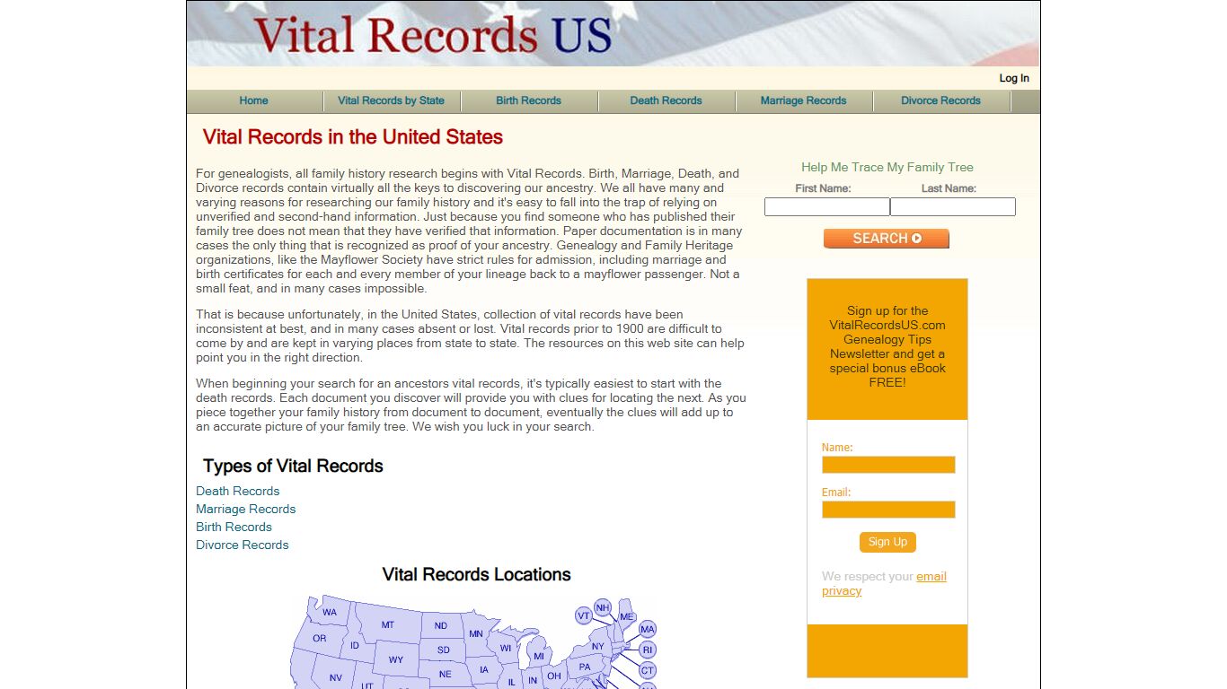 Vital Records in the United States - Vital Records US
